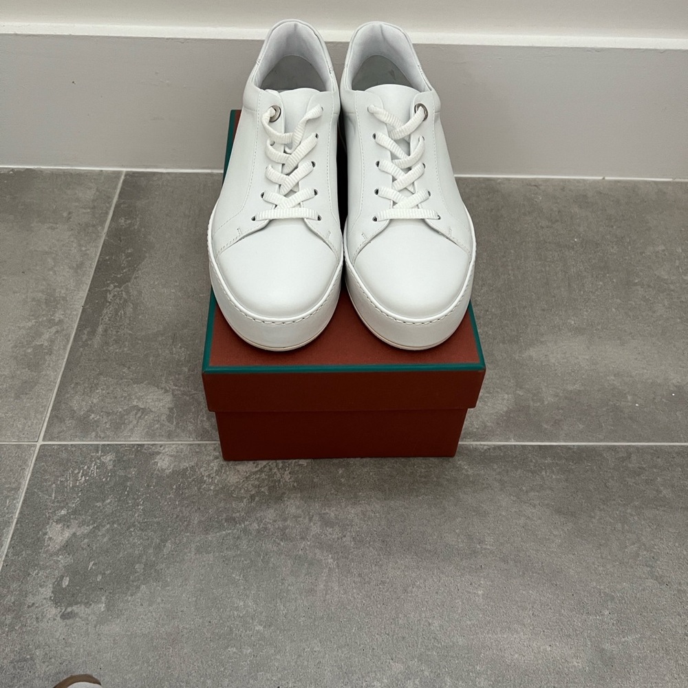 Loro Piana Nuage Ladies Classic White Sneakers
